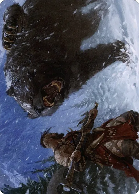 Blizzard Brawl // Blizzard Brawl, carte Magic AKHM 41 — extension Kaldheim Art Series