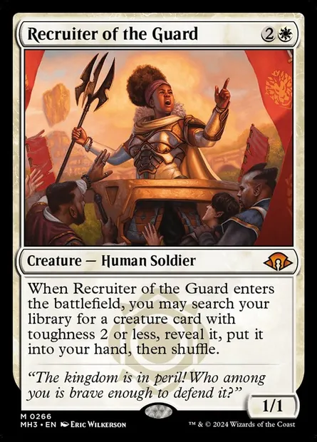 Recruiter of the Guard, Magic card MH3 266 — Modern Horizons 3 set