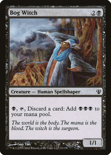 Bog Witch, Magic card ARC 11 — Archenemy set