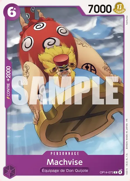 Machvise, carte One Piece OP14-073 — extension LES SEPT DE LA MER D'AZUR