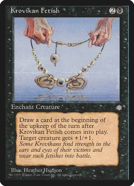 Krovikan Fetish, Magic card ICE 140 — Ice Age set