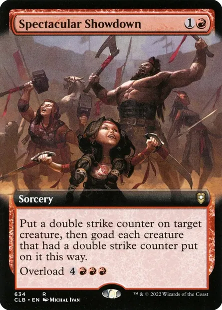 Spectacular Showdown, Magic card CLB 634 — Commander Legends: Battle for Baldur's Gate set