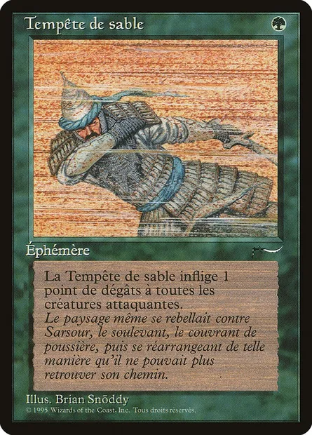 Sandstorm, Magic card REN 156 — Renaissance set
