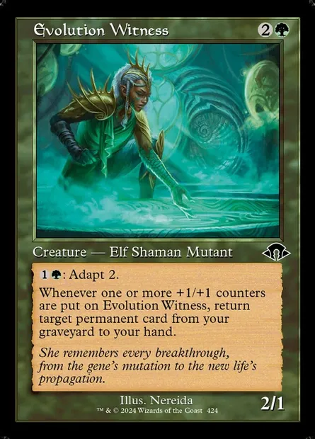 Evolution Witness, Magic card MH3 424 — Modern Horizons 3 set