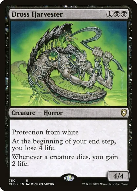 Dross Harvester, Magic card CLB 750 — Commander Legends: Battle for Baldur's Gate set
