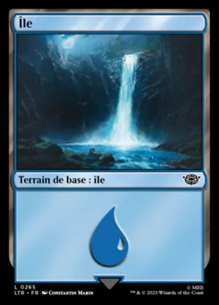Île, carte Magic LTR 265 — extension Le Seigneur des Anneaux : chroniques de la Terre du Milieu