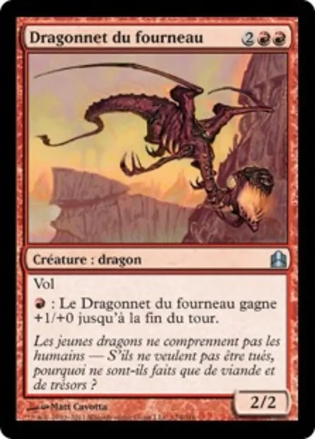 Dragonnet du fourneau, carte Magic CMD 124 — extension Commander 2011