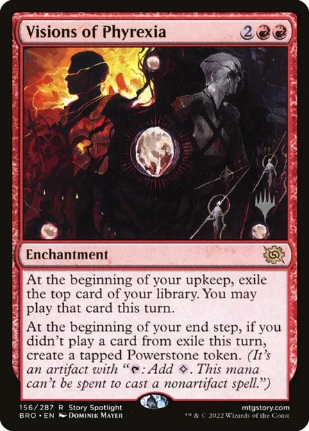 Visions de Phyrexia, carte Magic PBRO 156p — extension The Brothers' War Promos