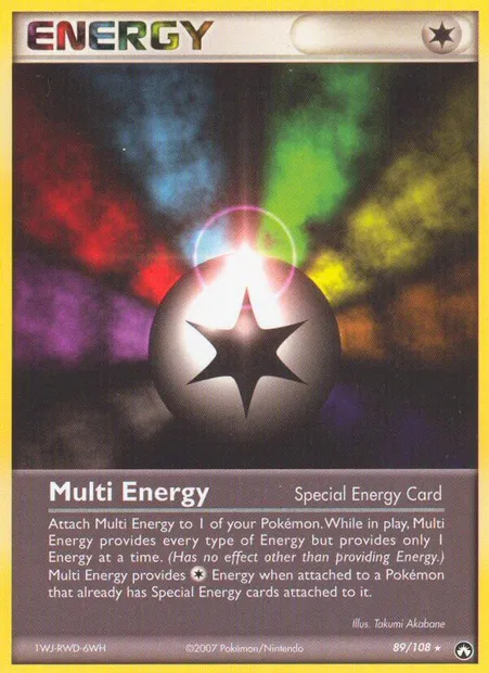 Multi Energy, Pokémon card PK 89 — Power Keepers set