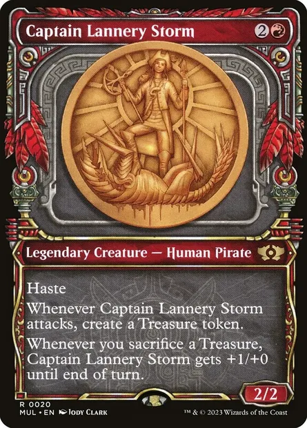 Captain Lannery Storm, Magic card MUL 20 — Multiverse Legends set