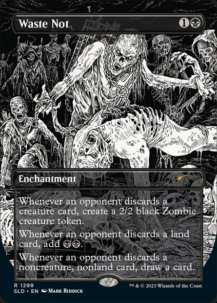 Waste Not, Magic card SLD 1299 — Secret Lair Drop set
