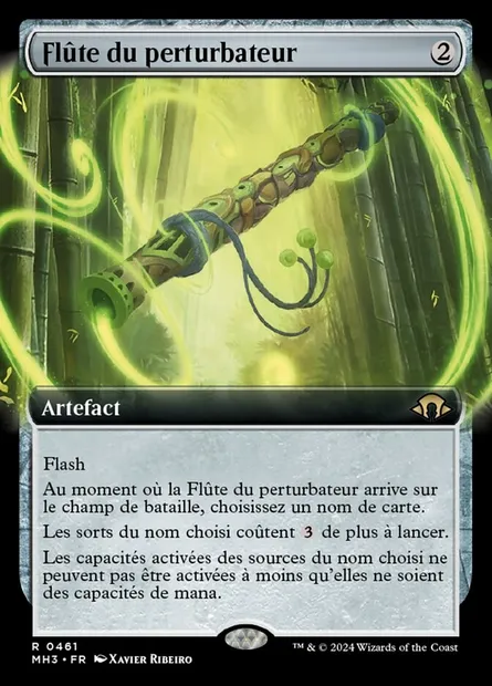 Flûte du perturbateur, carte Magic MH3 461 — extension Modern Horizons 3