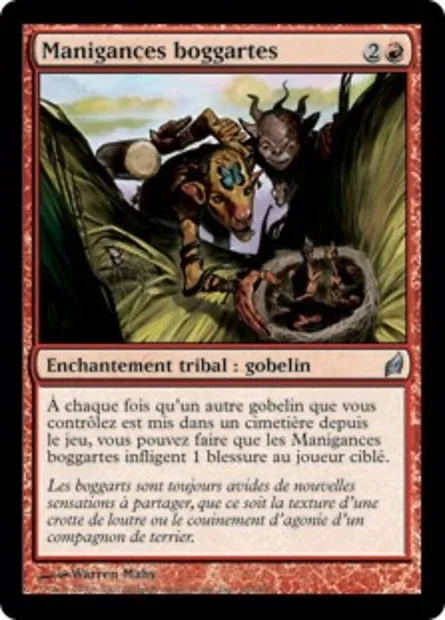 Manigances boggartes, carte Magic LRW 155 — extension Lorwyn