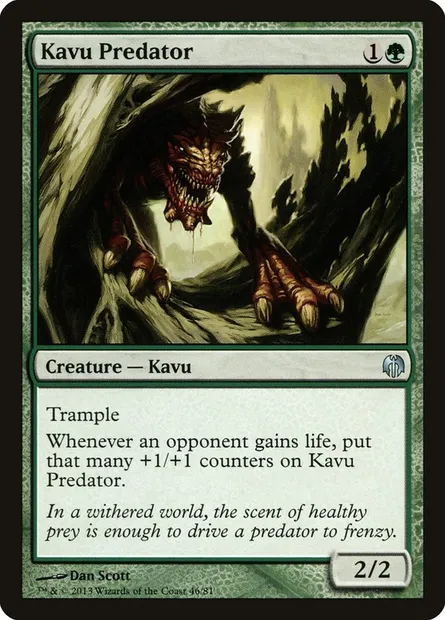 Kavu Predator, Magic card DDL 46 — Duel Decks: Heroes vs. Monsters set