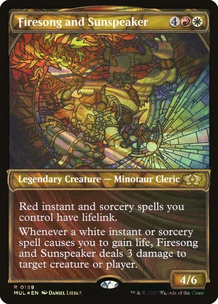 Chantefeu et Languesoleil, carte Magic MUL 169 — extension Multiverse Legends