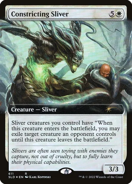 Constricting Sliver, Magic card SLD 611 — Secret Lair Drop set