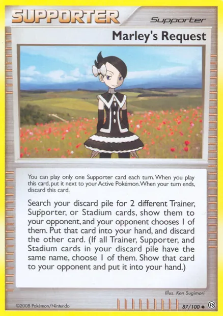 Marley's Request, Pokémon card SF 87 — Stormfront set