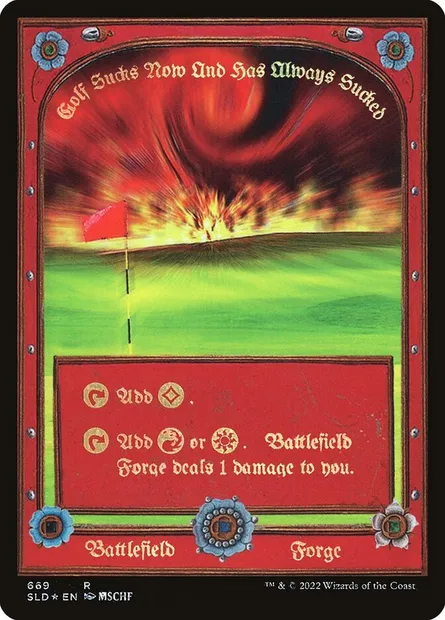 Battlefield Forge, Magic card SLD 669 — Secret Lair Drop set
