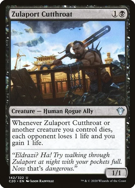 Zulaport Cutthroat, Magic card C20 142 — Commander 2020 set