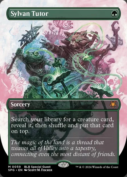 Sylvan Tutor, Magic card SPG 59 — Special Guests set
