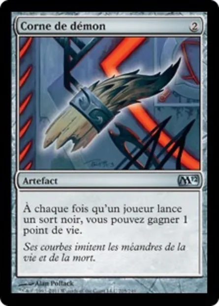 Corne de démon, carte Magic M12 205 — extension Magic 2012