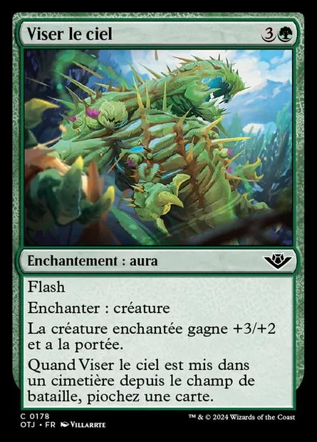 Viser le ciel, carte Magic OTJ 178 — extension Outlaws of Thunder Junction