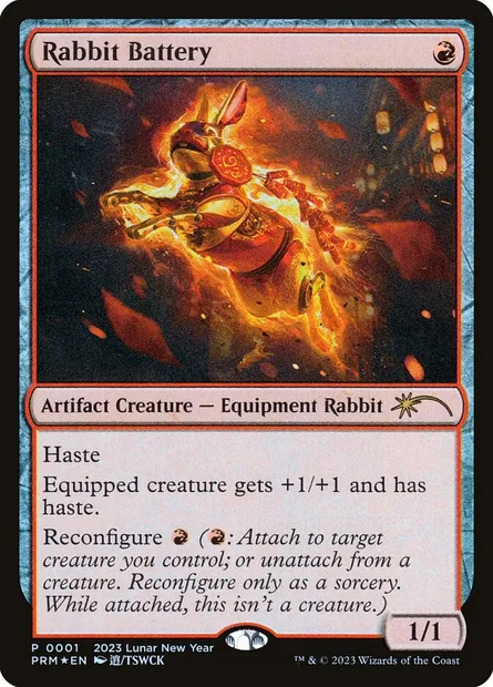 Rabbit Battery, Magic card PL23 1 — Year of the Rabbit 2023 set