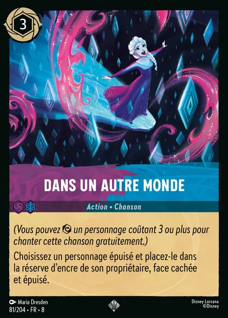Dans un autre monde, carte Disney Lorcana CH8-081 — extension Le Règne de Jafar