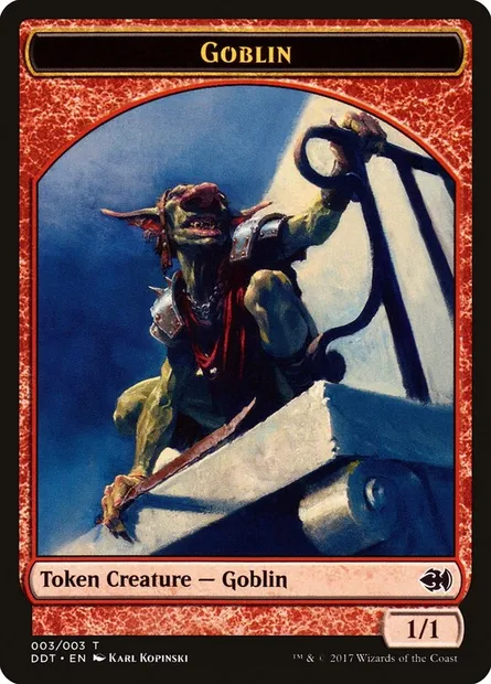 Goblin, carte Magic TDDT 3 — extension Duel Decks: Merfolk vs. Goblins Tokens