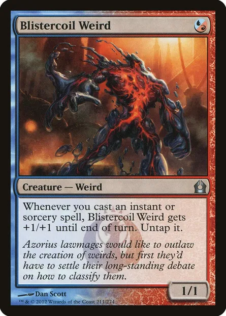 Blistercoil Weird, Magic card RTR 211 — Return to Ravnica set