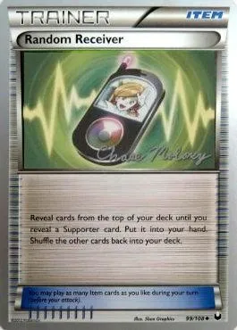 Random Receiver, Pokémon card WCD12 099 — World Championship Decks 2012 set