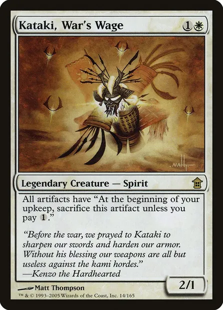 Kataki, War's Wage, Magic card SOK 14 — Saviors of Kamigawa set