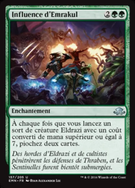 Influence d'Emrakul, carte Magic EMN 157 — extension La lune hermétique