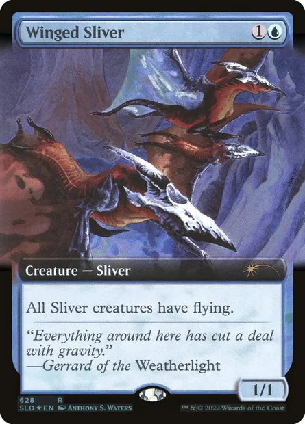 Winged Sliver, Magic card SLD 628 — Secret Lair Drop set