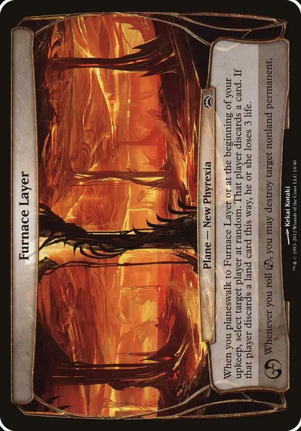 Furnace Layer, Magic card OPC2 14 — Planechase 2012 Planes set