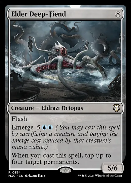 Elder Deep-Fiend, Magic card M3C 154 — Modern Horizons 3 Commander set
