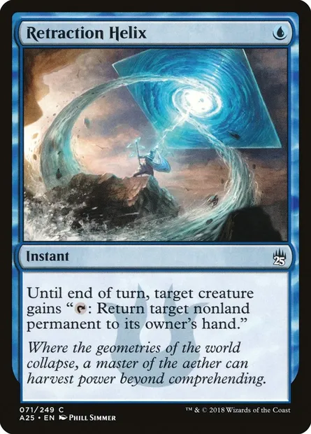 Retraction Helix, Magic card A25 71 — Masters 25 set