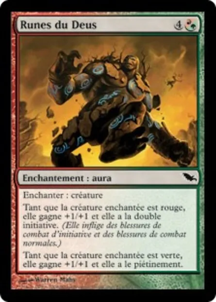 Runes du Deus, carte Magic SHM 215 — extension Sombrelande