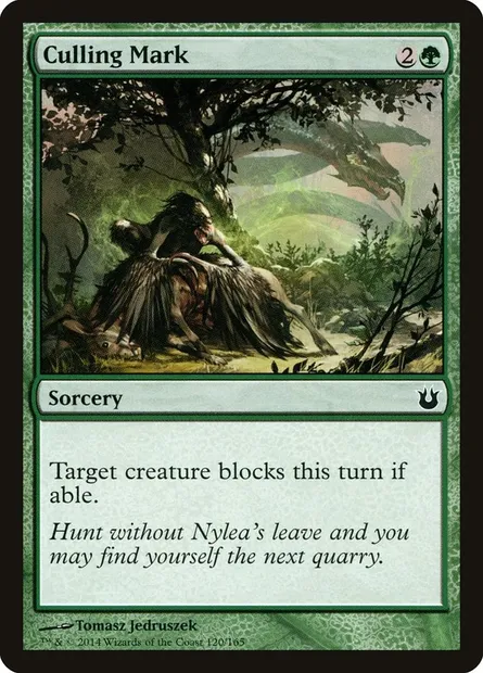 Culling Mark, Magic card BNG 120 — Born of the Gods set