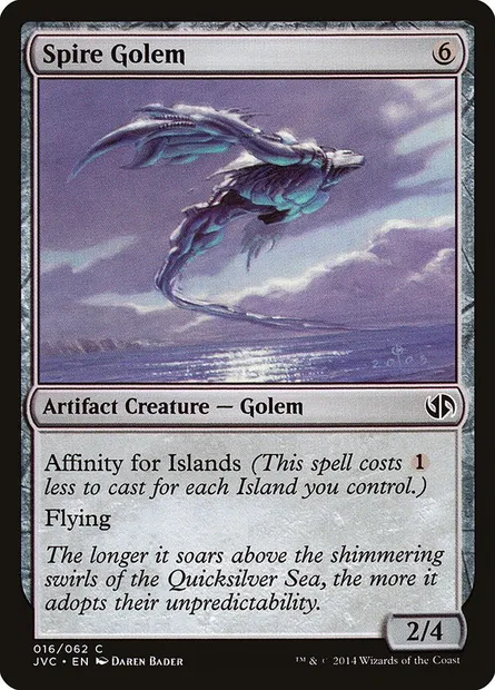 Spire Golem, Magic card JVC 16 — Duel Decks Anthology: Jace vs. Chandra set