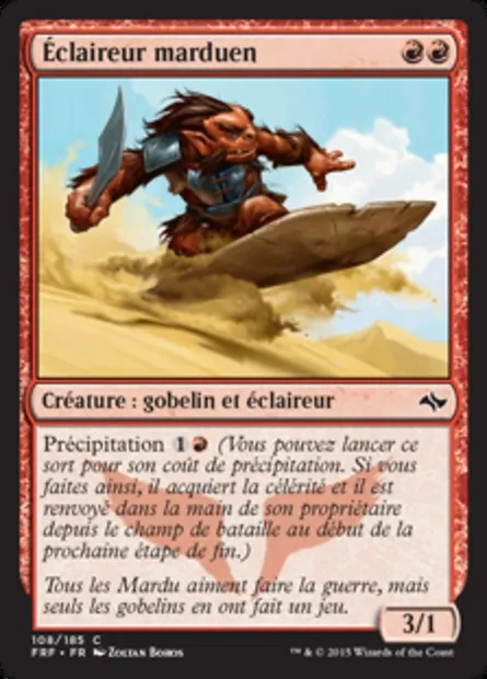 Éclaireur marduen, carte Magic FRF 108 — extension Destin reforgé