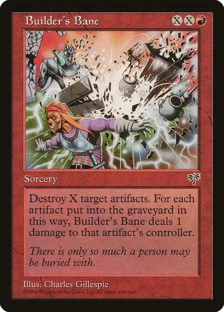 Builder's Bane, Magic card MIR 160 — Mirage set