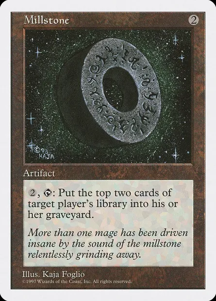 Millstone, Magic card 5ED 390 — Fifth Edition set