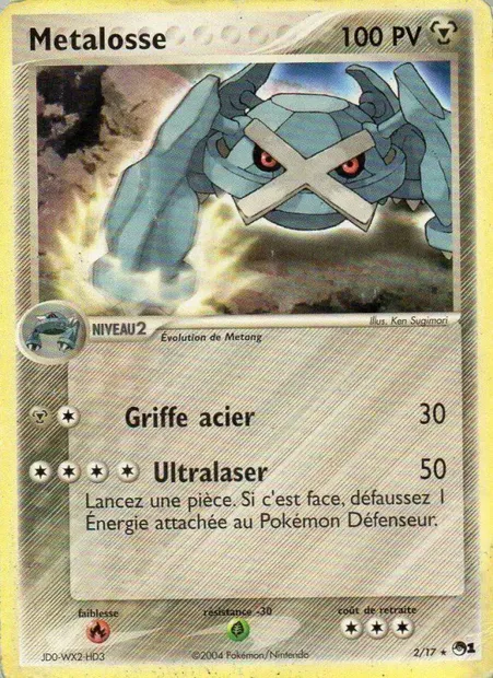 Métalosse, carte Pokémon P1 2 — extension POP Série 1