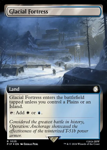 Glacial Fortress, Magic card PIP 1025 — Fallout set