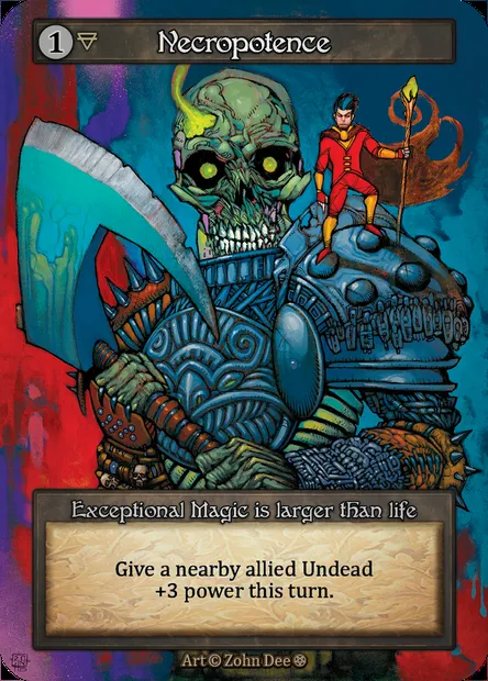 Necropotence, Sorcery card GOT 271 — Gothic set