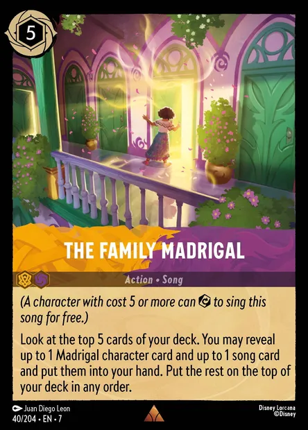 The Family Madrigal, Disney Lorcana card CH7-040 — Archazia's Island set
