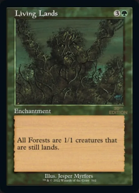 Living Lands, Magic card 30A 502 — 30th Anniversary Edition set