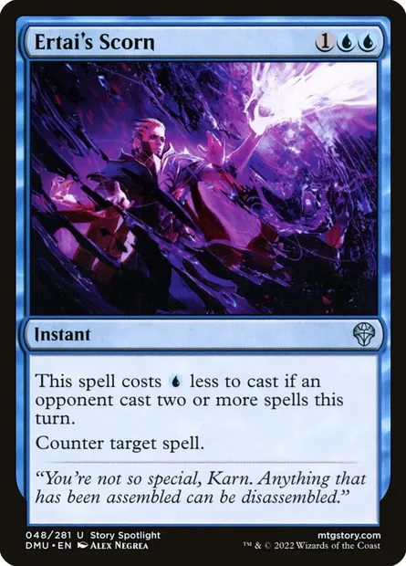 Ertai's Scorn, Magic card DMU 48 — Dominaria United set
