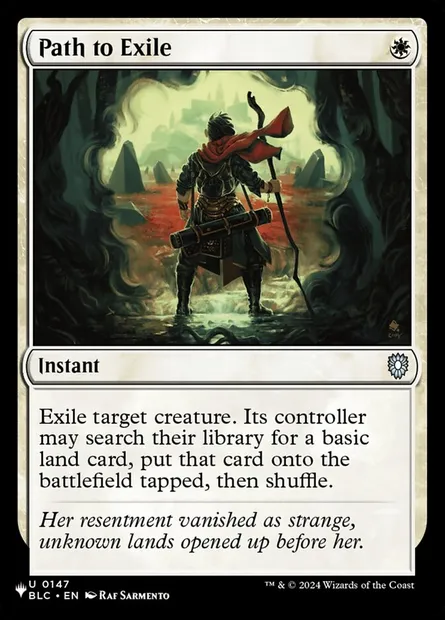 Path to Exile, Magic card PLST BLC-147 — The List set